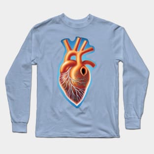 Abstract heart drawing Long Sleeve T-Shirt